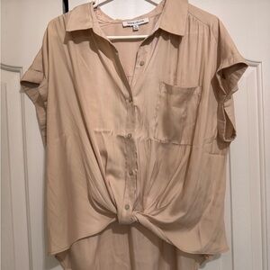 Rose & Olive Women's Tan Blouse